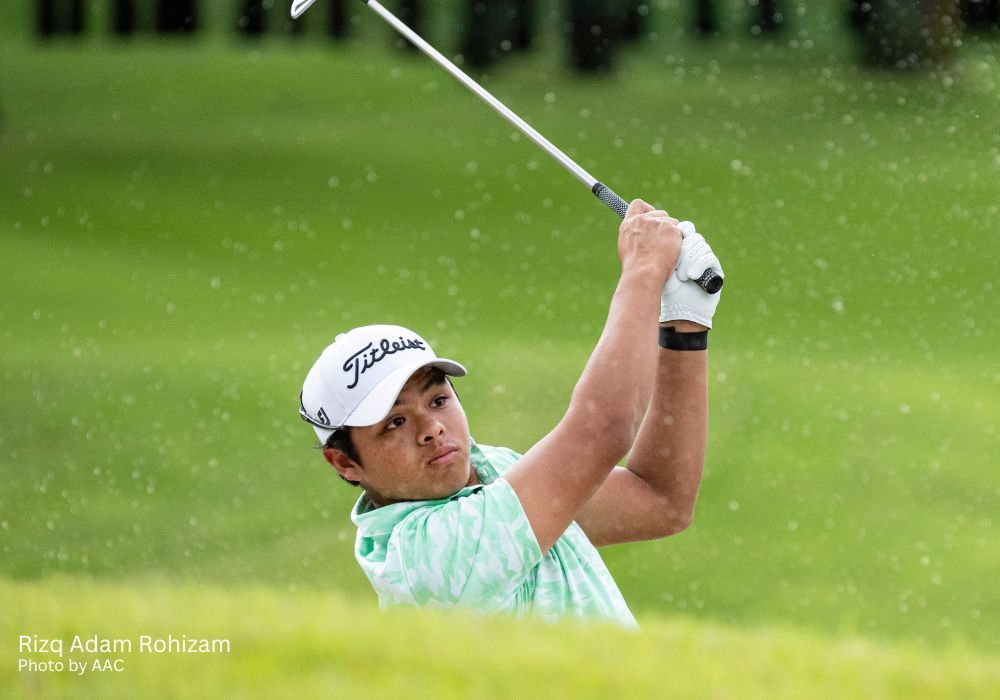 Malaysia’s Rizq Adam Rohizam stays in the hunt at weather-hit Asia-Pacific Amateur Championship