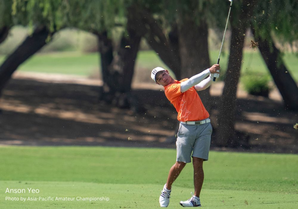 Malaysia’s Anson Yeo fights back with solid 68 to make fourth straight cut at Asia-Pacific Amateur Championship