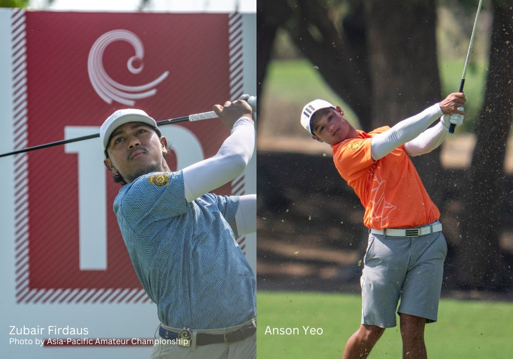 Malaysia's Anson Yeo and Zubair Firdaus enjoy career-best finishes at Asia-Pacific Amateur Championship