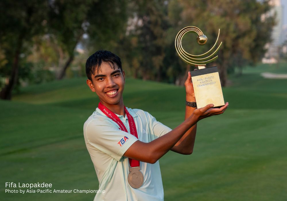 Thailand's Fifa Laopakdee creates history with dramatic play-off win at Asia-Pacific Amateur Championship