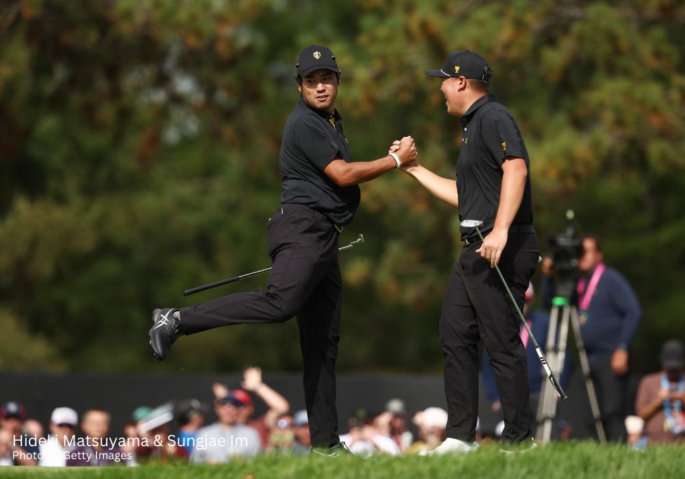 International Team rallies with Foursomes sweep to tie U.S. 5-5 in Presidents Cup