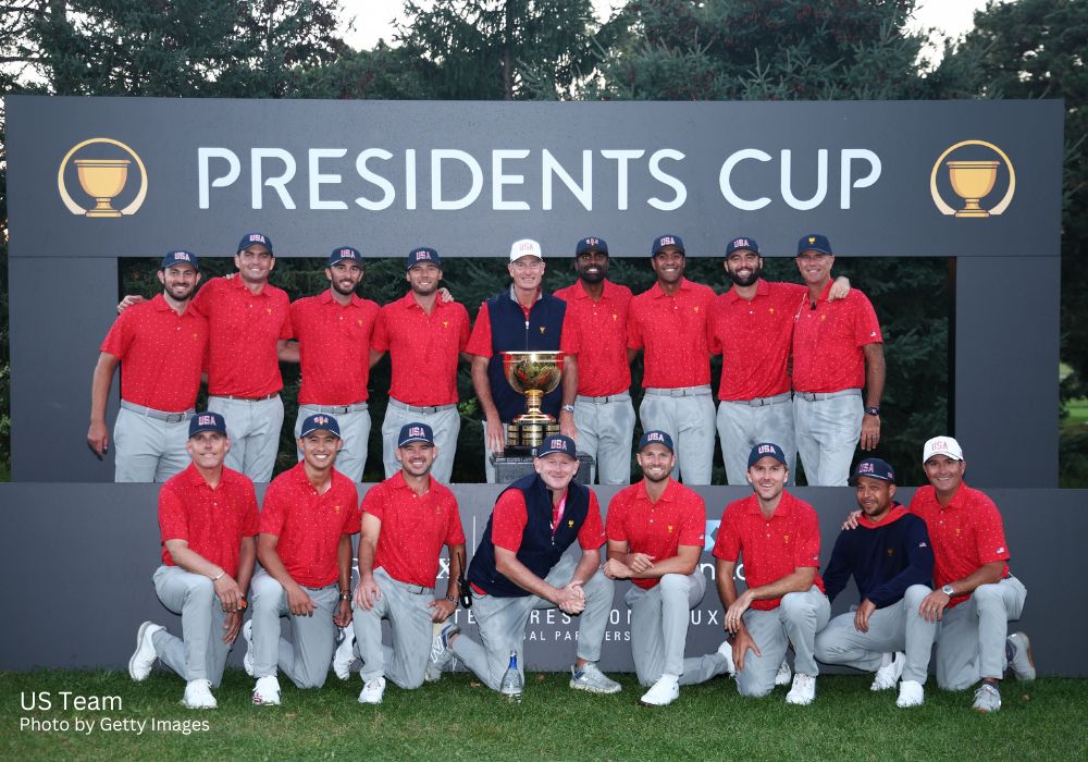 U.S. Team secures 10th straight win over International Team in Presidents Cup