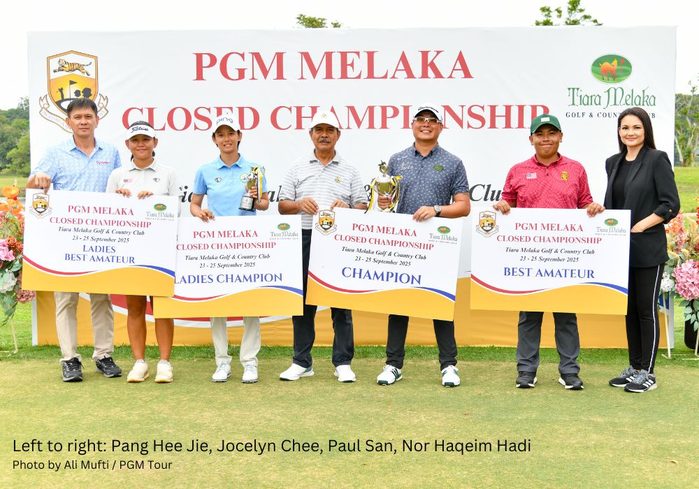 Paul San and Jocelyn Chee emerge champions at the PGM Melaka Closed Championship