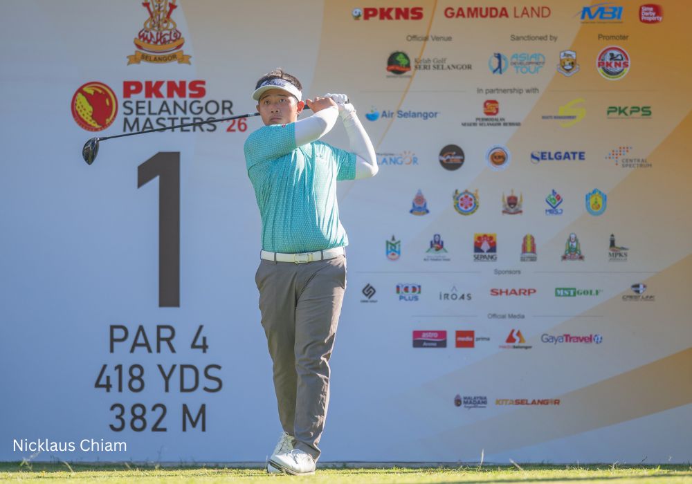 Singapore’s Nicklaus Chiam on fire with opening seven-under-par 64 at PKNS Selangor Masters