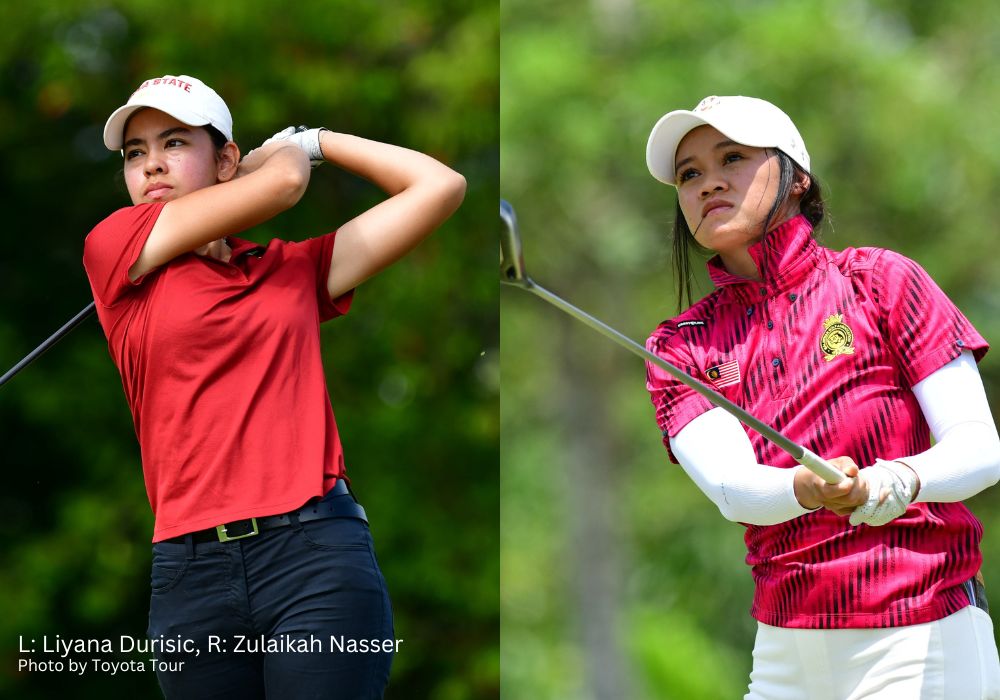 Liyana Durisic and Zulaikah Nasser atop of Toyota Tour Qualifying School leaderboard after round two