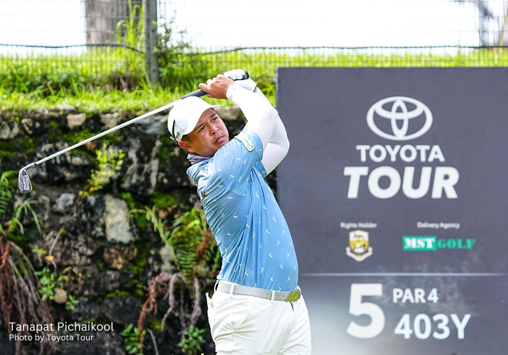 Thai Tanapat Pichaikool posts back-to-back 67s to lead at Toyota Tour Championship