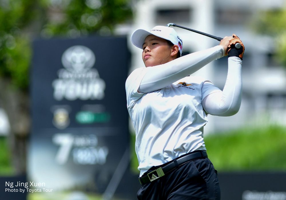 Amateur Ng Jing Xuen extends lead in Ladies Championship, Ben Leong claims clubhouse lead amid weather delays at Yaris Cup