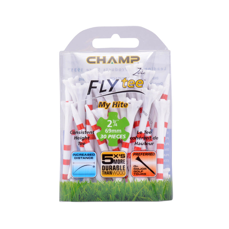 CHAMP 2 3/4 Inch Fly Tee My Hite - 30Pcs