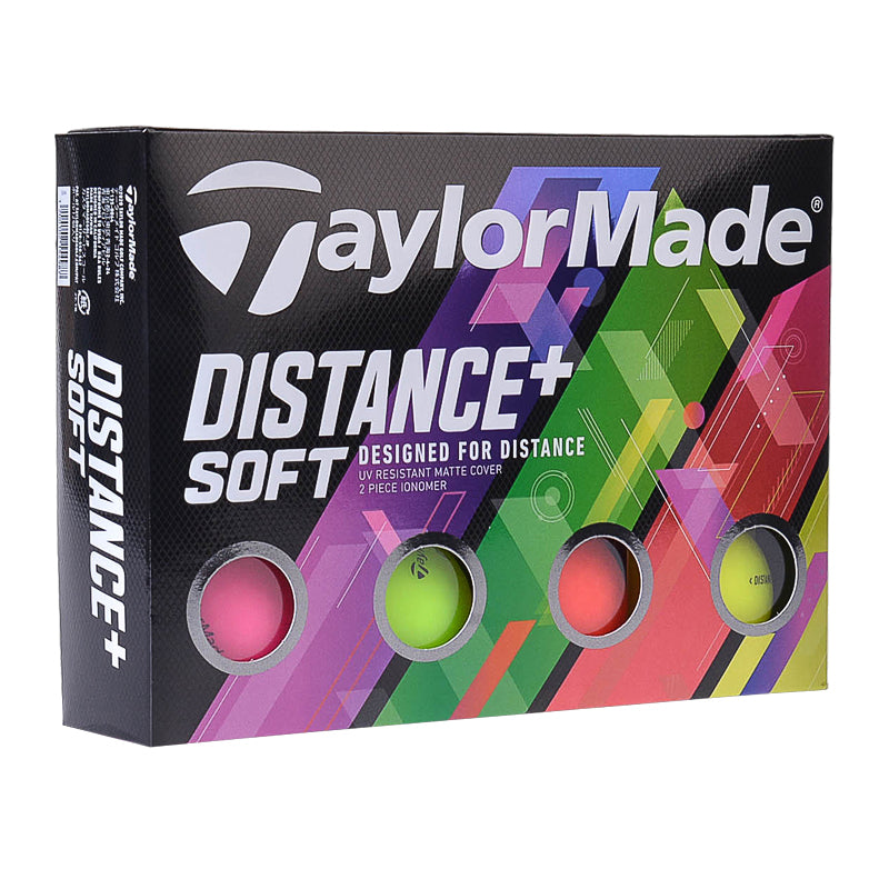TAYLORMADE Distance + Soft (2019) (Multi Colour) Golf Ball