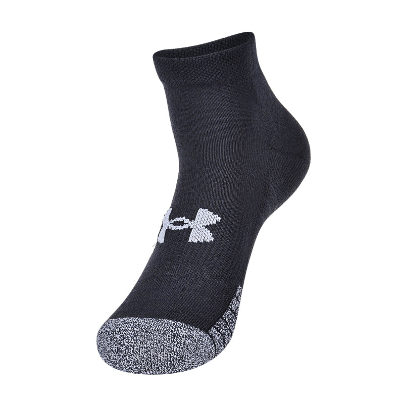 UNDER ARMOUR Heatgear 3-Pack Men's Socks (Black/Steel)