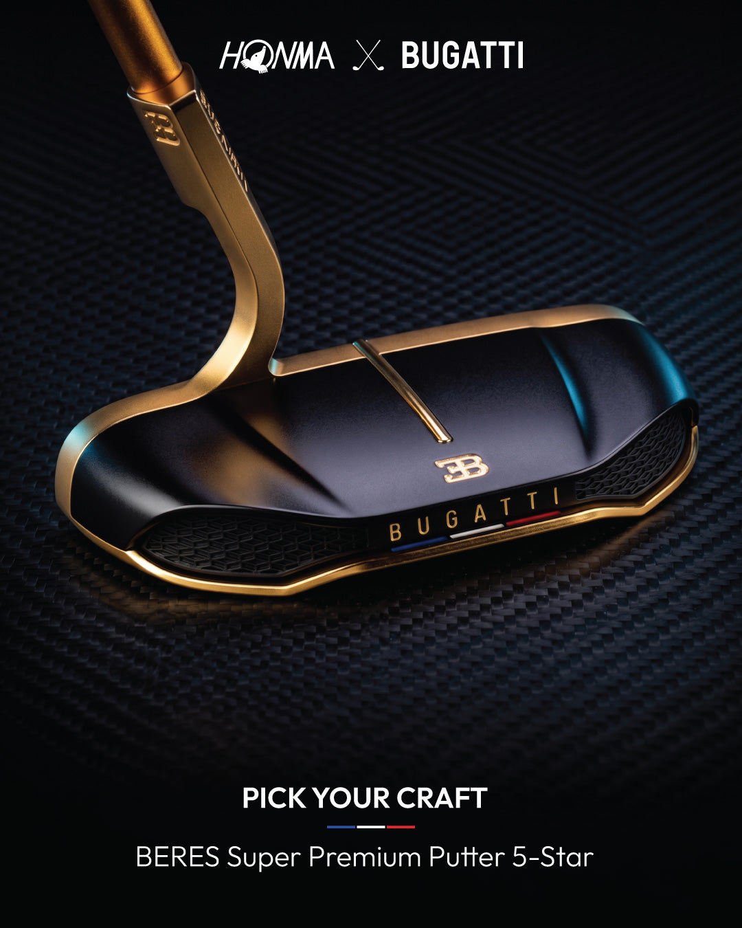 Honma Bugatti BERES Super Premium Putter 5-Star