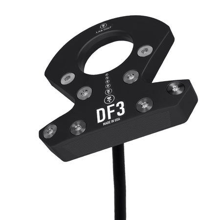 L.A.B. GOLF DF3 Stock Matte Black Press Pistol 2 Degree (2024) Putter