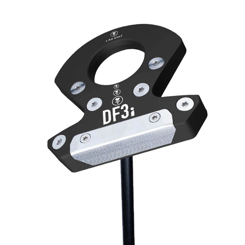 L.A.B. GOLF DF3i Stock Matte Black Press Pistol 2 Degree Men's Putter