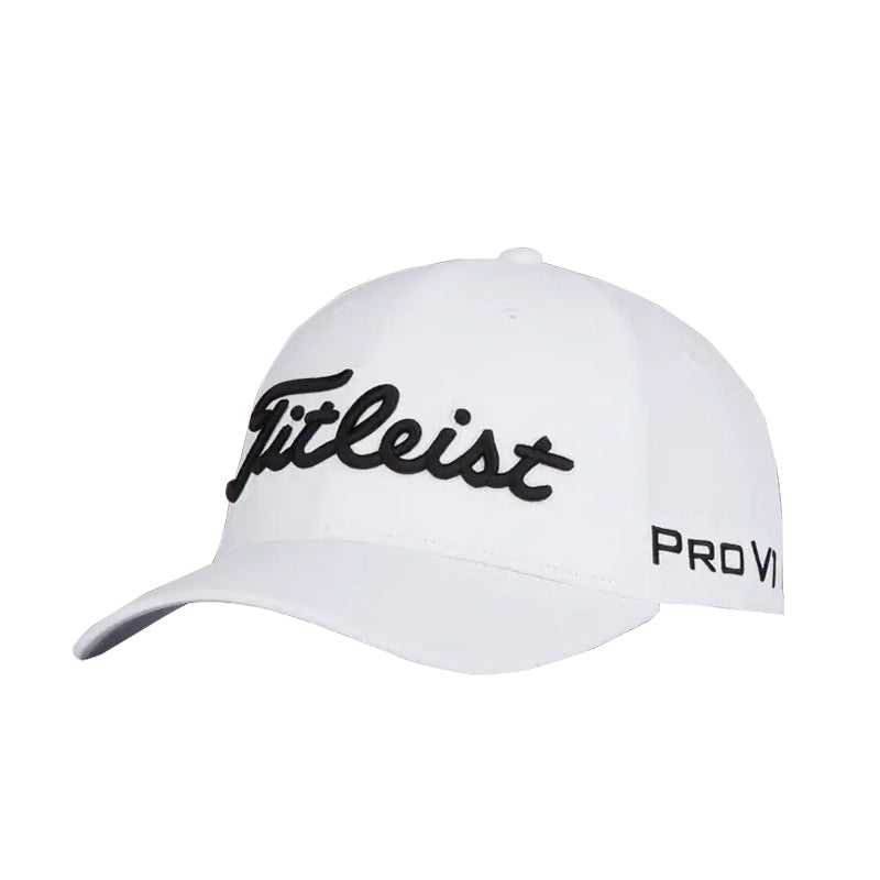 TITLEIST Tour Performance Men's Cap (White/Black)