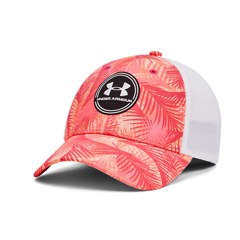 UNDER ARMOUR Driver Mesh Adjustable Men's Cap (Peach/White)