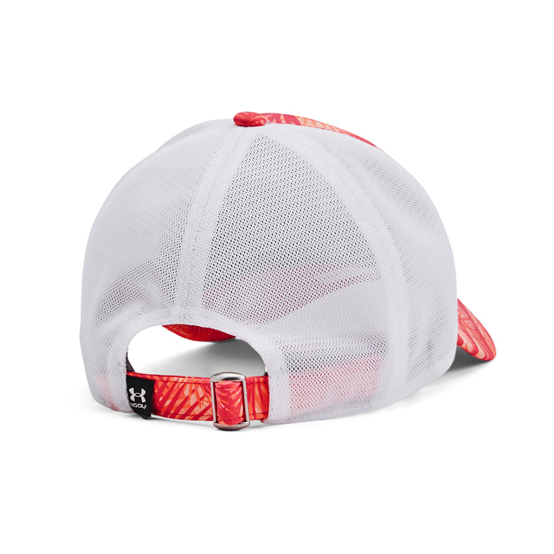 UNDER ARMOUR Driver Mesh Adjustable Men's Cap (Peach/White)