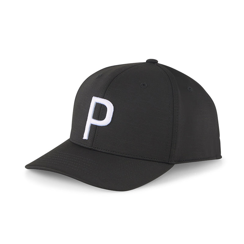 PUMA P Youth Junior Cap (Black/White)