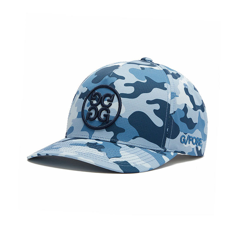 GFORE Circle G's Camo Ripstop Snapback Men's Cap (Slate)