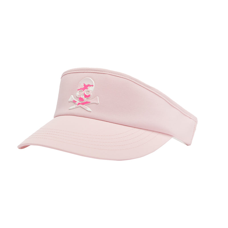 GFORE Skull & T's Stretch Twill Women's Visor (Cameo)