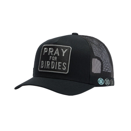 GFORE Pray For Birdies Cotton Twill Trucker Men's Cap (Onyx)