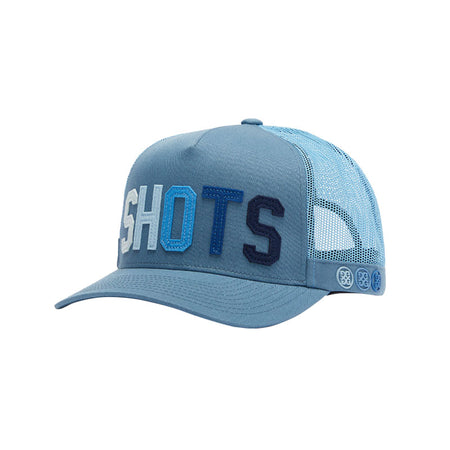 GFORE Shots Cotton Twill Trucker Men's Cap (Slate)