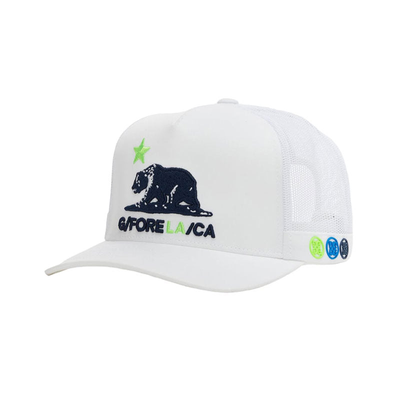 GFORE Calfornia Knit Trucker Men's Cap (Snow)