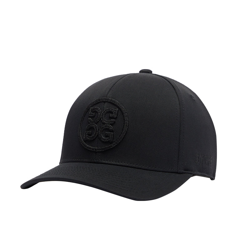 GFORE Circle G's Stretch Twill Men's Snapback Cap (Onyx)