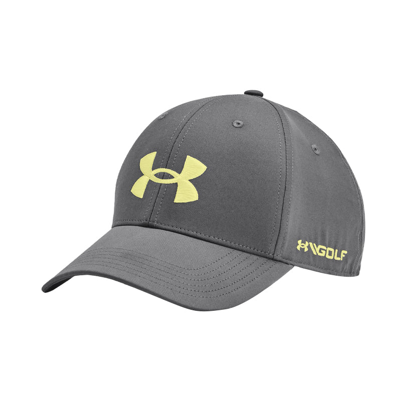 UNDER ARMOUR Golf96 Men's Cap (Castlerock/Sonic Yellow)