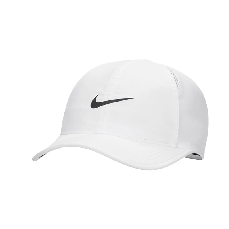 NIKE Dri-FIT Unisex Club Cap (White/Black)