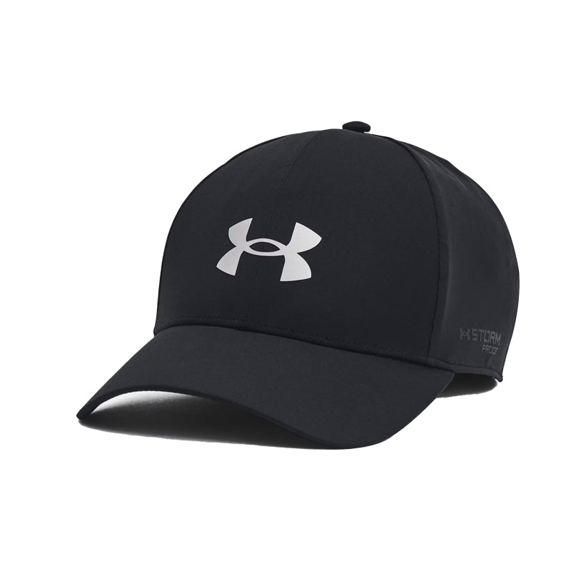 UNDER ARMOUR Driver Rain Men?s Stretch Fit Cap (Black)