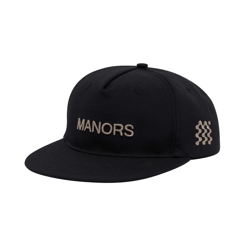 MANORS Retro Crown Men's Cap (Black)