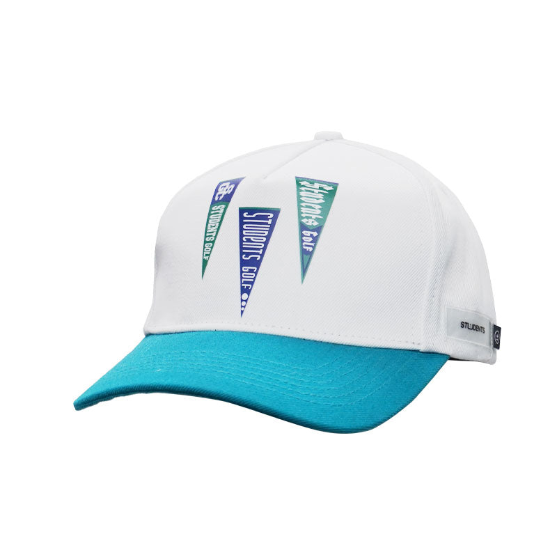 STUDENTSGOLF Flying Banners Cap Men's Cap (White/Green)