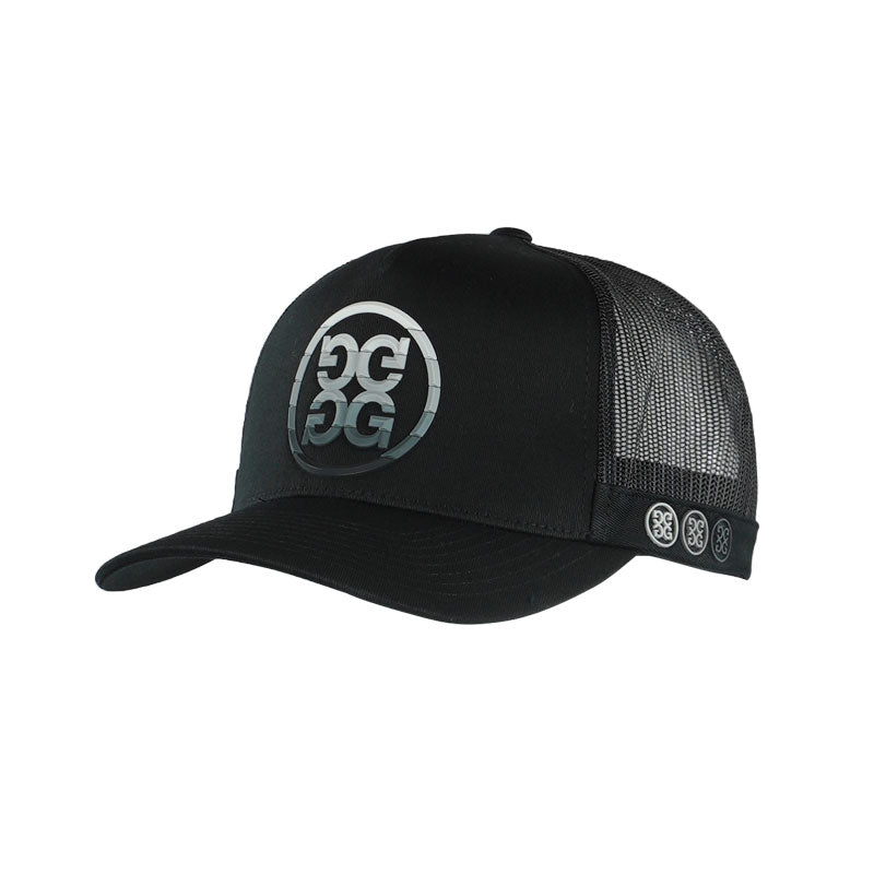 GFORE Circle G Trucker Men's Cap (Onyx)