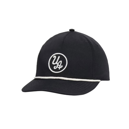 UNDER ARMOUR Drive 5-Panel Men's Snapback Cap (Black/White)
