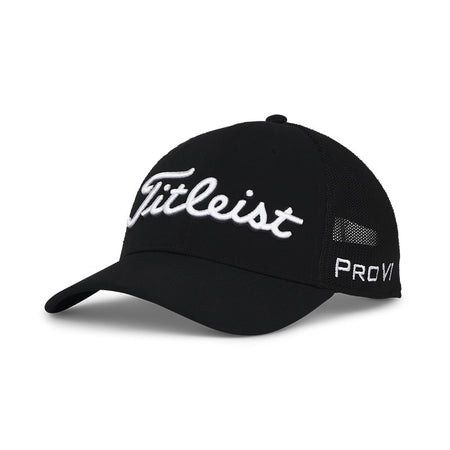 TITLEIST Tour Performance Mesh Men's Cap (Black/White)