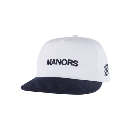 MANORS Two Tone Crown Men's Cap (White)
