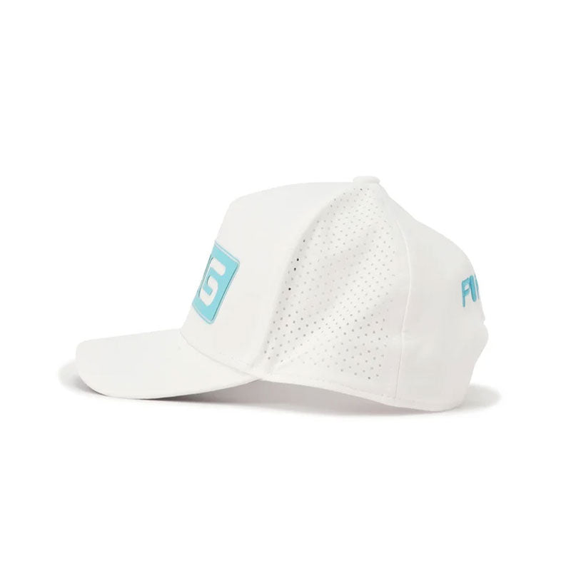 PING Tour Men's Cap (White/Turquoise)
