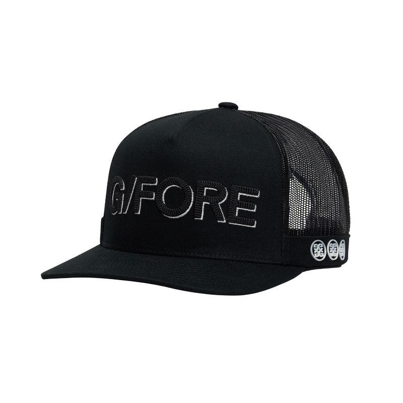 GFORE Emblem Trucker Men's Cap (Onyx)