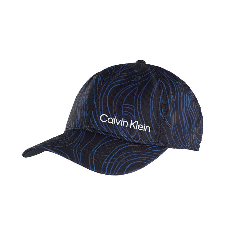 CALVIN KLEIN Printed Men's Baseball Men's Cap (Marble Print)