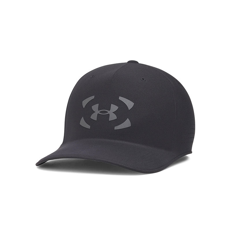 UNDER ARMOUR Halo Stealthform Mid Unisex Adjustable Cap (Black)