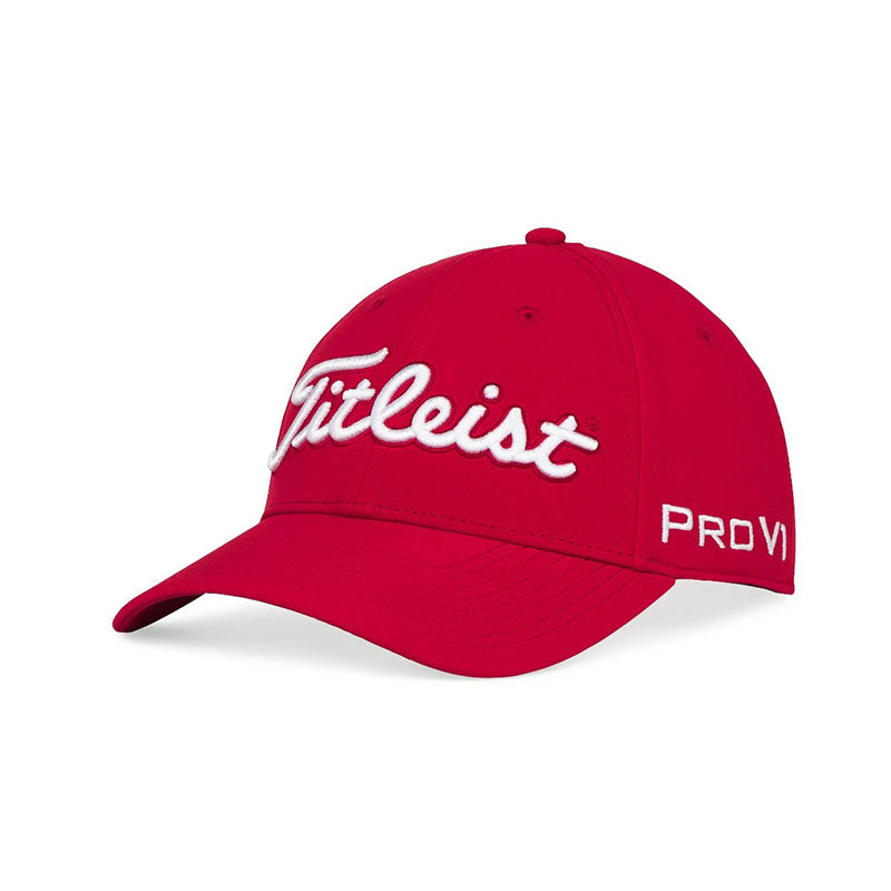 TITLEIST Tour Performance Men's Cap (Red/White)