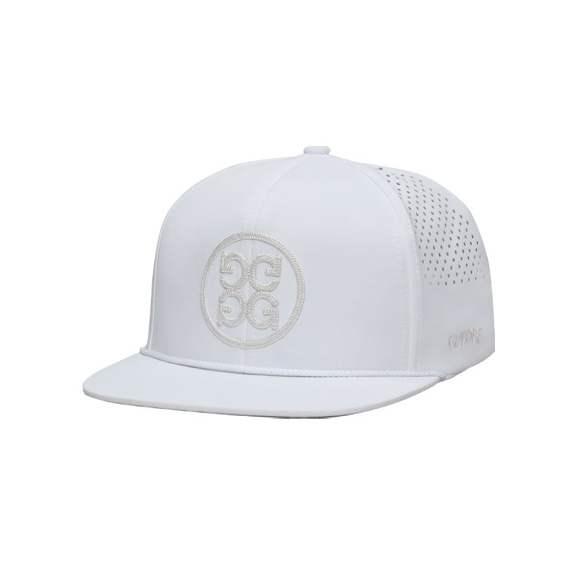 GFORE Circle G's Perforated Delta Men's Cap (Snow)
