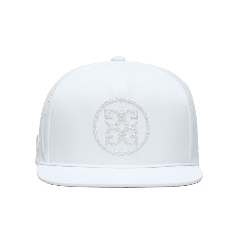GFORE Circle G's Perforated Delta Men's Cap (Snow)