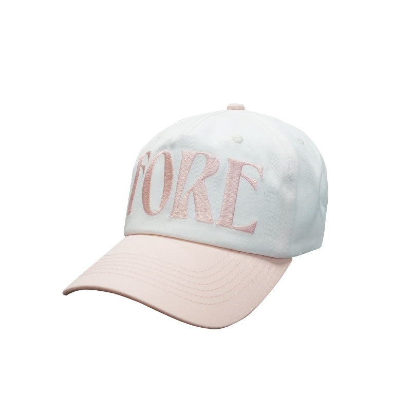 FORE ALL Fore Women's Cap (Pink/White)
