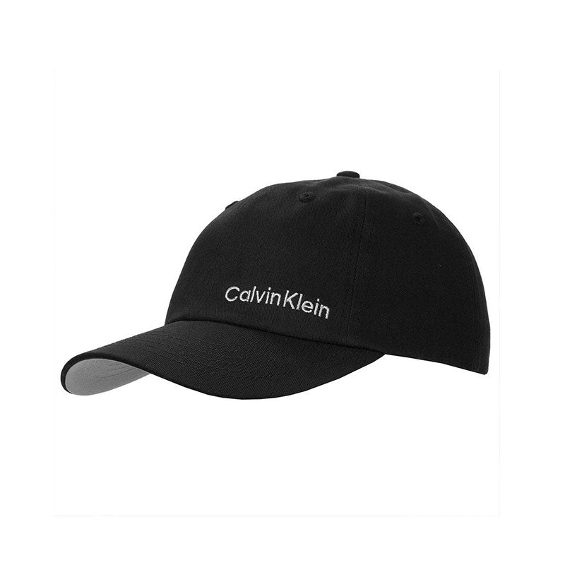 CALVIN KLEIN Cotton Twill Men's Baseball Cap (Black)