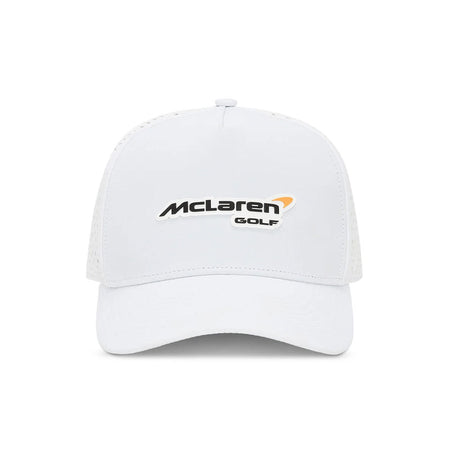 MCLAREN GOLF Velocity High-Crown Unisex Performance Cap (White/White)