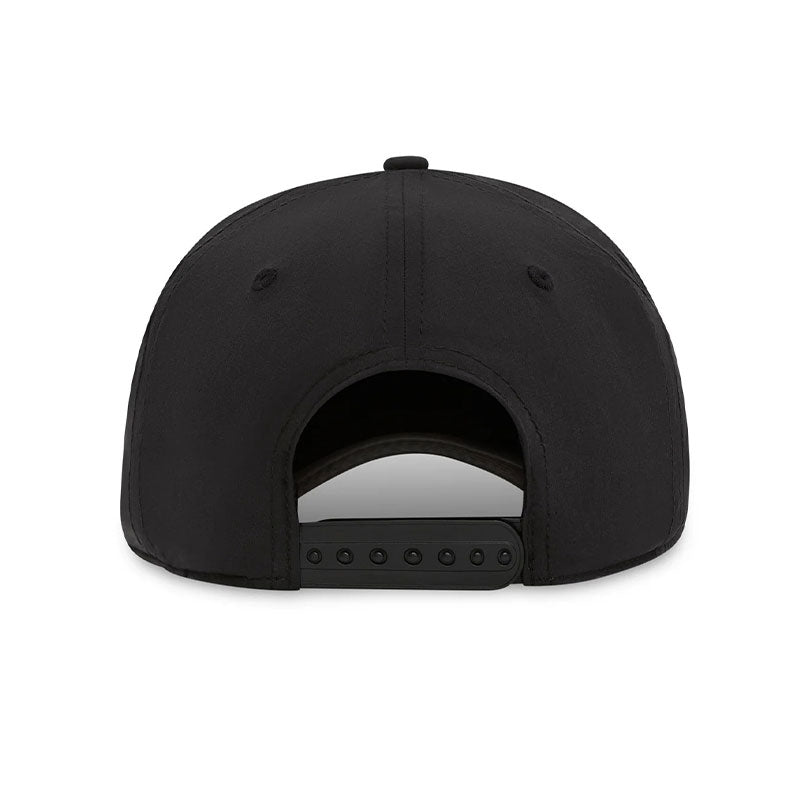 MCLAREN GOLF Apex Mid-Crown Unisex Performance Cap (Black/Orange)