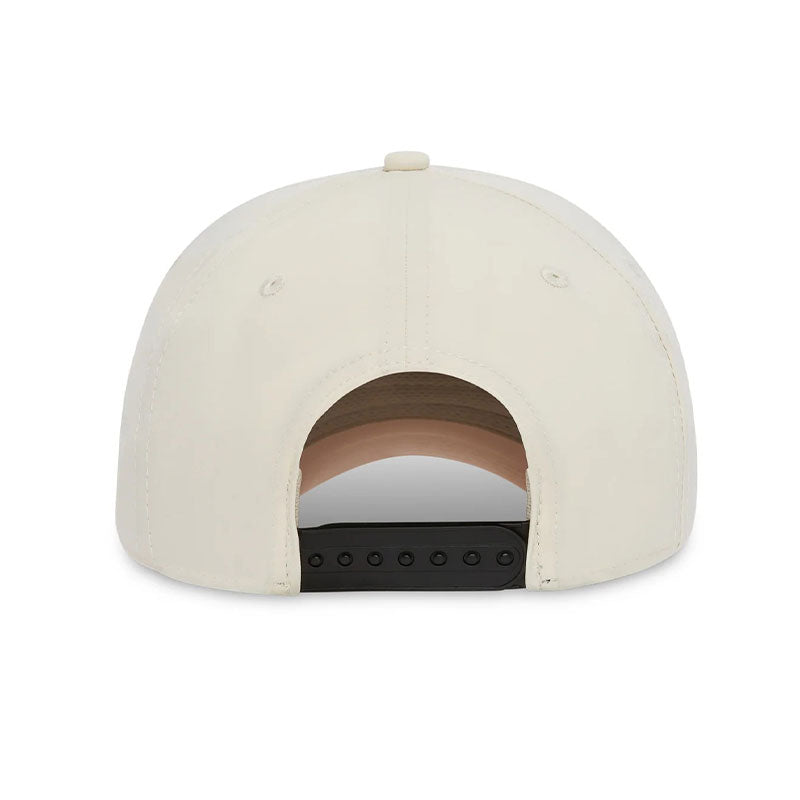 MCLAREN GOLF Apex Mid-Crown Unisex Performance Cap  (Cream/Orange)