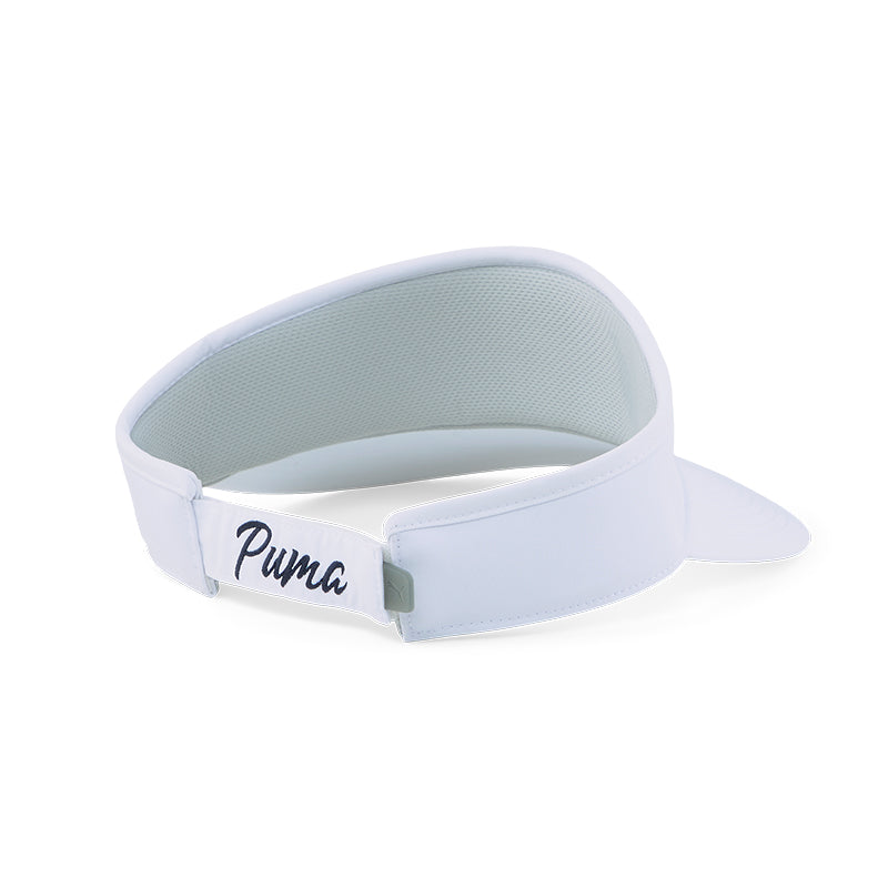 PUMA Men's Adjustable P Visor (White)