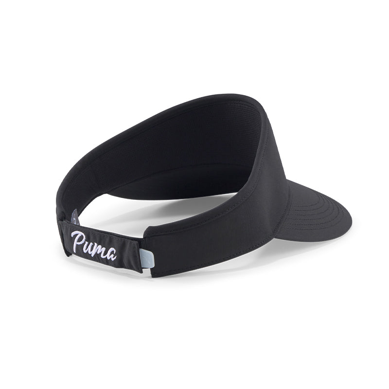 PUMA Men's Adjustable P Visor (Black)